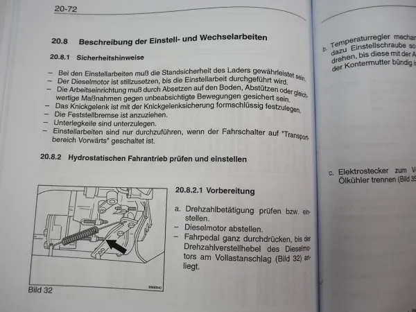 Zettelmeyer ZL 502 602 S/Si C Reparaturhilfe Kraftübertragung Werkstatthandbuch