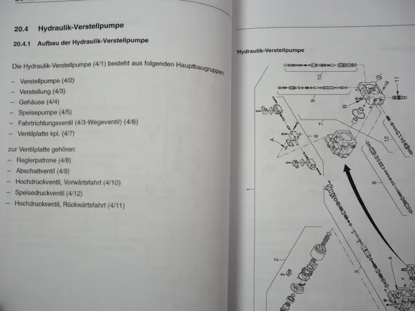Zettelmeyer ZL 502 602 S/Si C Reparaturhilfe Kraftübertragung Werkstatthandbuch