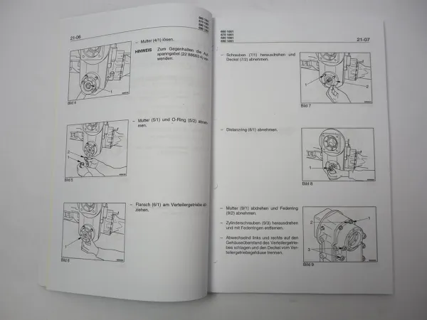 Zettelmeyer ZL 802 802i S Si Reparatur Getriebe Achsen Werkstatthandbuch Reparaturanleitung