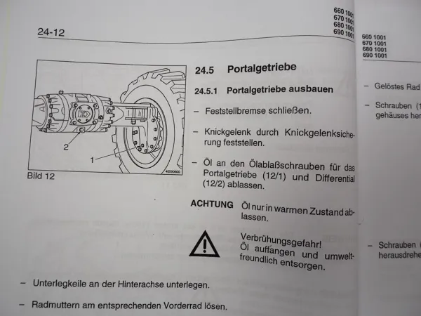 Zettelmeyer ZL 802 802i S Si Reparatur Getriebe Achsen Werkstatthandbuch Reparaturanleitung