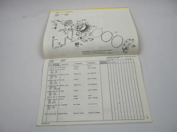 ZF 2HL 100 Achsverteilergetriebe Ersatzteilliste Liebherr Parts List 01/1997