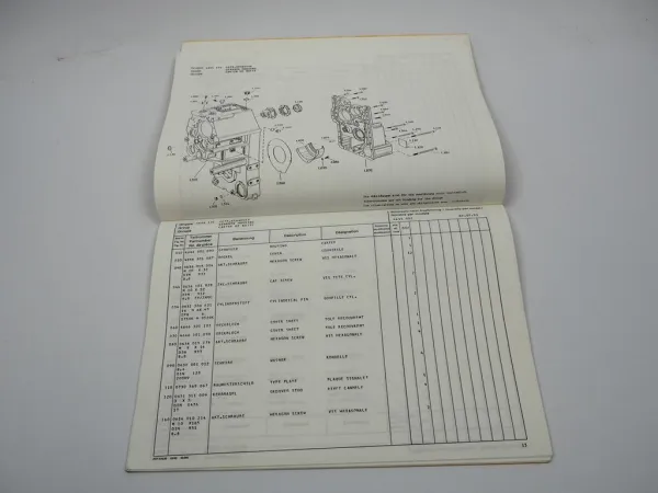 ZF 2WG-250 Hydromedia Getriebe Ersatzteilliste Kaelble Parts List 07/1993