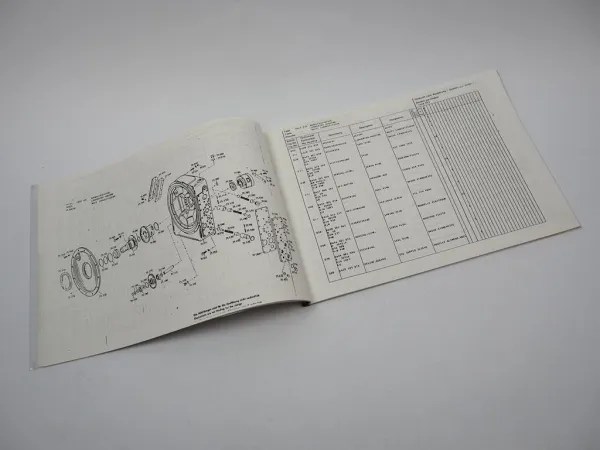 ZF 3 PW 45 H Hydromedia Wendegetriebe Ersatzteilliste Peiner Parts List