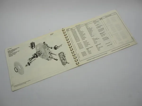 ZF 3 PW 45 H Hydromedia Wendegetriebe Ersatzteilliste Peiner Parts List 1977