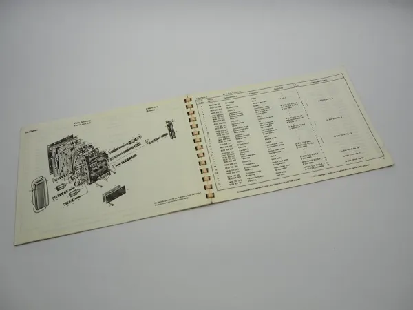 ZF 4 PW 18 H 1 Hydromedia Wendegetriebe Ersatzteilliste Kaelble Parts List 8/76