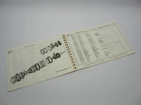 ZF 4 PW 45 H1 Hydromedia Wendegetriebe Ersatzteilliste MF Hanomag Parts List 76