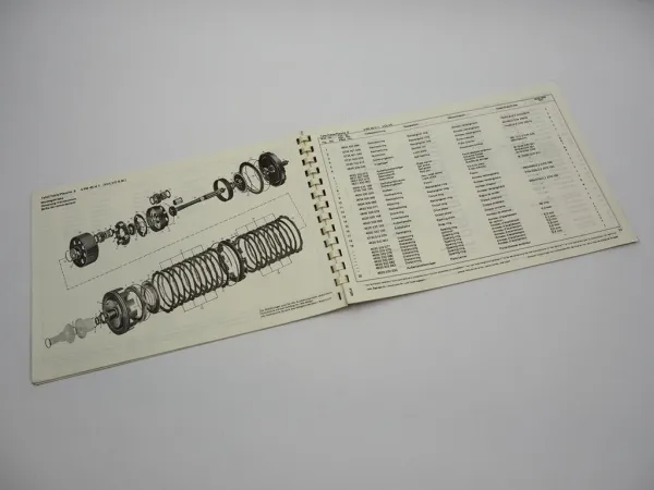 ZF 4 PW 45 H1 Hydromedia Wendegetriebe Ersatzteilliste Volvo B.M. Parts List 78