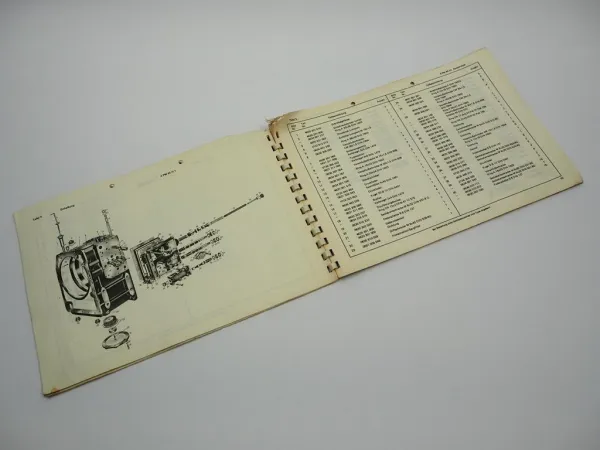 ZF 4 PW 45 H1 Viergang Planetenwendegetriebe Ersatzteilliste Zettelmeyer 10/1969