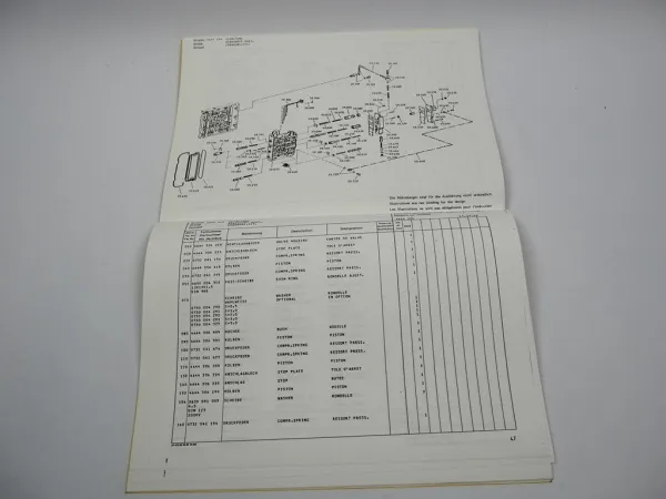 ZF 4 WG-200 Hydromedia Getriebe Ersatzteilliste Fiat Geotech Parts List 10/1990