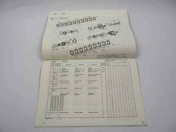 ZF 4 WG-200 Hydromedia Getriebe Ersatzteilliste Kaelble Parts List 05/1990