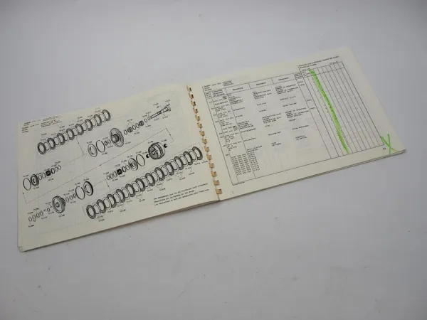 ZF 4 WG-200 Hydromedia Getriebe Ersatzteilliste Zettelmeyer Parts List 05/1989
