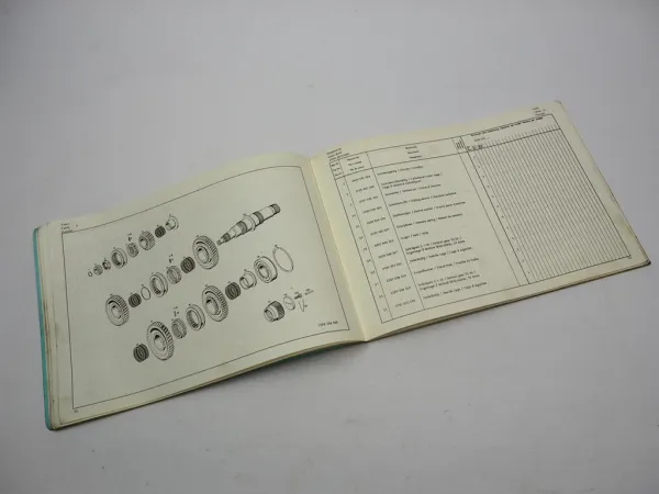 ZF 5 K -110 GP Allklauen Getriebe Ersatzteilliste Berliet Spare Parts List 2/75