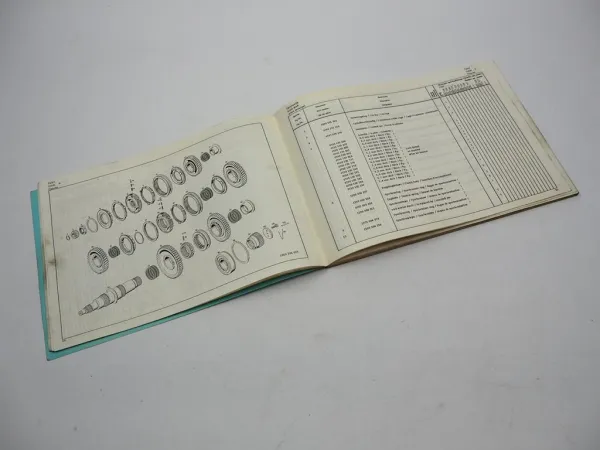 ZF 5 S -110 GP Synchroma Getriebe Ersatzteilliste Magirus Spare Parts List 7/80