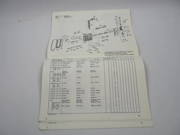 ZF 6 WG-200 Getriebe Ersatzteilliste Potain Poclain PPM Krane Parts List 4/1992