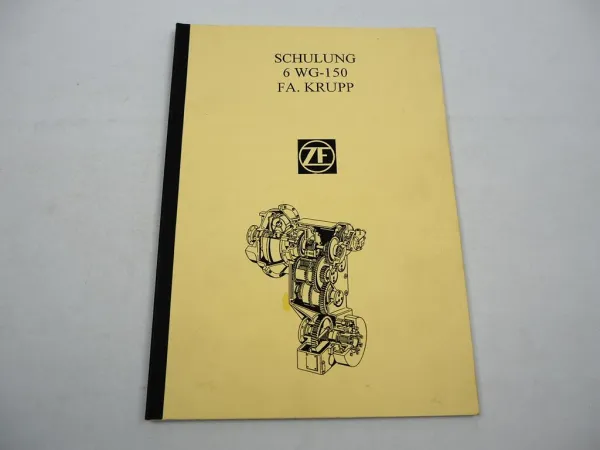 ZF 6WG-150 Lastschaltgetriebe für z.B. Krupp KMK 2020 Kran Schulungshandbuch