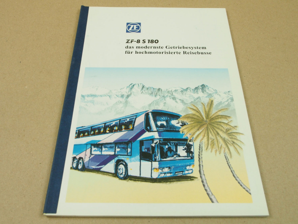 ZF 8S180 Getriebesystem fü hochmototrisierte Reisebusse Handbuch Schulung