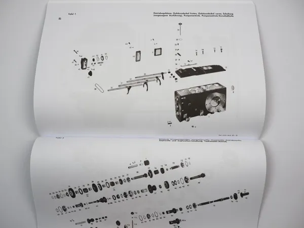 ZF A-208 Getriebe Bedienungsanleitung Ersatzteilliste Montage