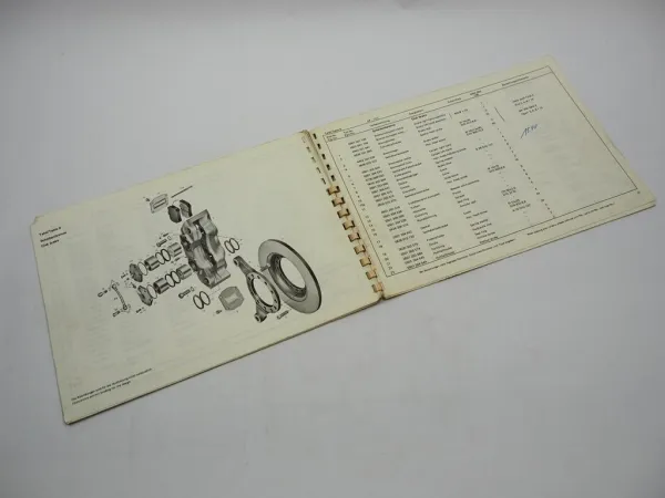 ZF AP-11/L Achse Ersatzteilliste IHC Frisch MF Hanomag Joy Ville Gozet 04/1976