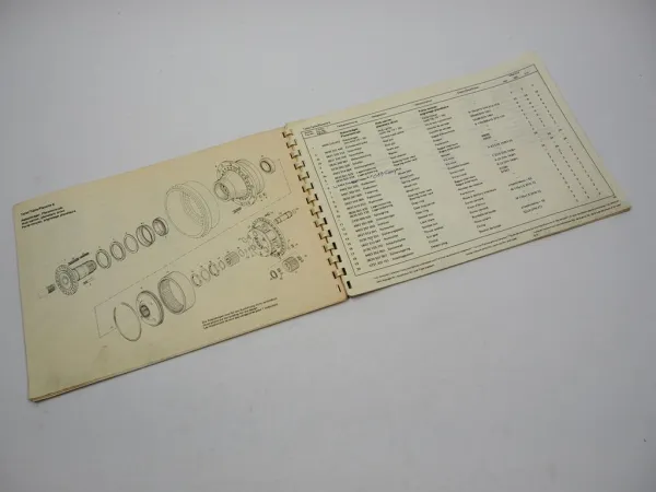 ZF AP-17/R/S Planeten Achse Ersatzteilliste MF Hanomag Frisch Benati Cogema 77