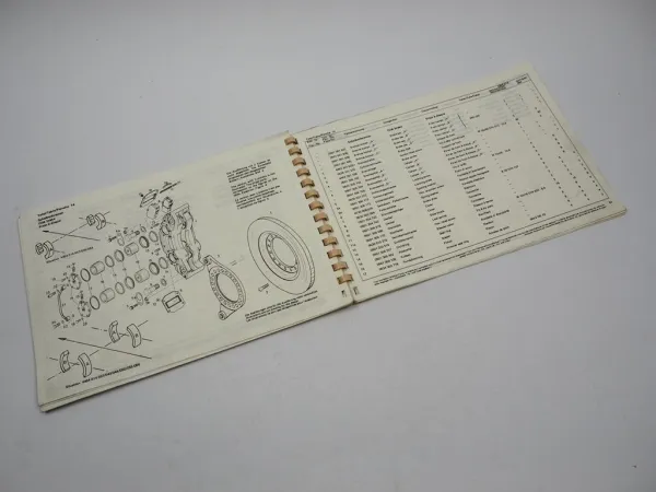 ZF AP-17/R/S/RK Planeten Starrachse Ersatzteilliste Hanomag Zettelmeyer MF 1979