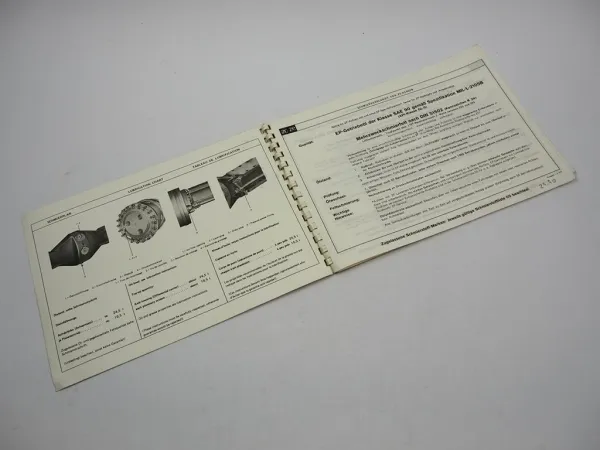 ZF AP-20/R S Planeten Achse Ersatzteilliste Hanomag Frisch MF Benati 02/1978