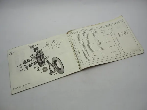 ZF AP-30/TK Planetenstarrachse Ersatzteilliste UTB Benati Cogema Parts List 1977
