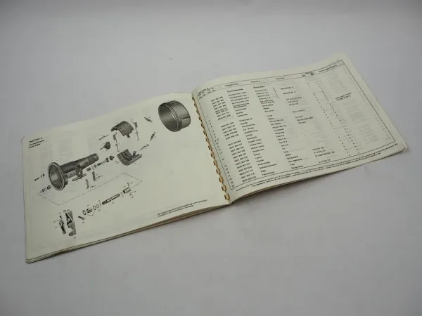 ZF AP-30/TK TKV Starrachse Ersatzteilliste UTB Benati Cogema Parts List 08/1979