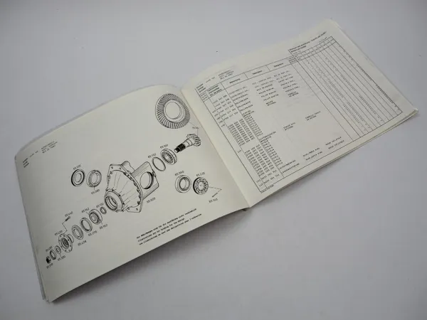 ZF AP-407 Planeten Achse Ersatzteilliste Hanomag Liebherr Parts List 06/1988