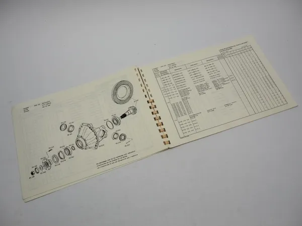 ZF AP-407 Planeten Achse Ersatzteilliste Hanomag Liebherr Parts List 12/1987