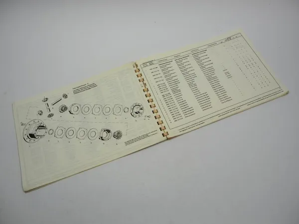 ZF AP-9/H/L Achse Ersatzteilliste MF Hanomag Zettelmeyer O&K UTB Vandel-Steiger