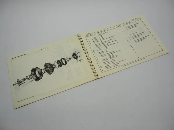 ZF AP-9/H/L Achse Ersatzteilliste Volvo-BM O&K Valmet Oy 14. Oktobar Kokum 1974
