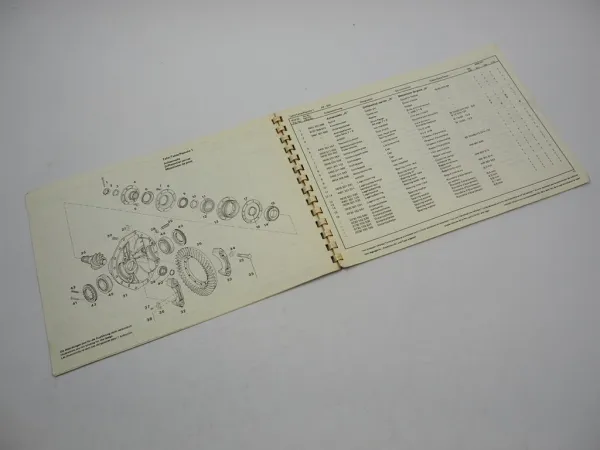 ZF AP-9/H/L/HK Achse Ersatzteilliste IHC O&K Ahlmann Frisch Benati Oestgergs 79