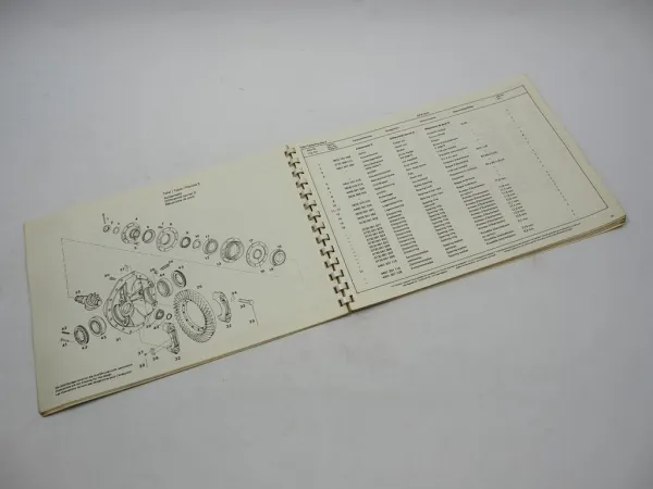 ZF AP-B 35/D DK DKZ-7 Starrachse Ersatzteilliste Liebherr Gottwald Parts List 81