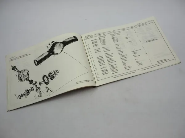 ZF AP-B 35/DK DK-7 Starrachse Ersatzteilliste Harnischfeger Parts List 03/1977