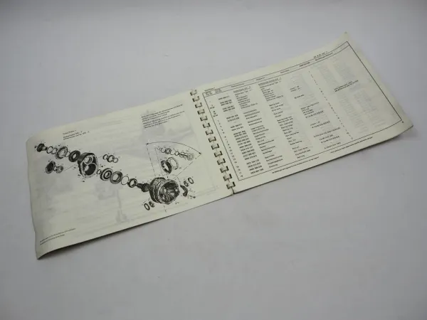 ZF AP-B 35/DK DK-7 Starrachse Ersatzteilliste Harnischfeger Parts List 03/1978