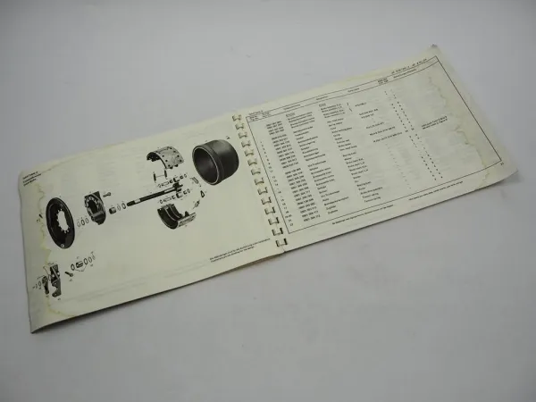 ZF AP-B 35/DK DK-7 Starrachse Ersatzteilliste Harnischfeger Parts List 11/1978