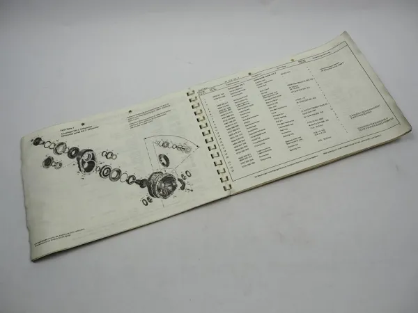 ZF AP-B 35/DK DK-7 Starrachse Ersatzteilliste Liebherr Gottwald Mol Parts List 76