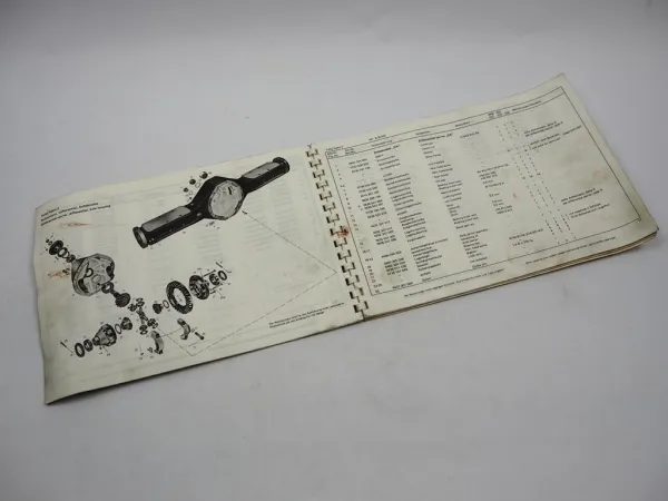 ZF AP-B 35/DK DK-7 Starrachse Ersatzteilliste Liebherr Gottwald Parts List 04/77