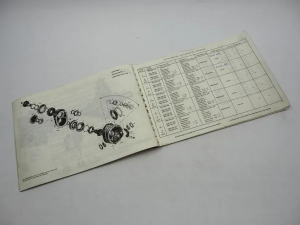 ZF AP-B 35/DK DK-7 Starrachse Ersatzteilliste Liebherr Gottwald Parts List 04/77