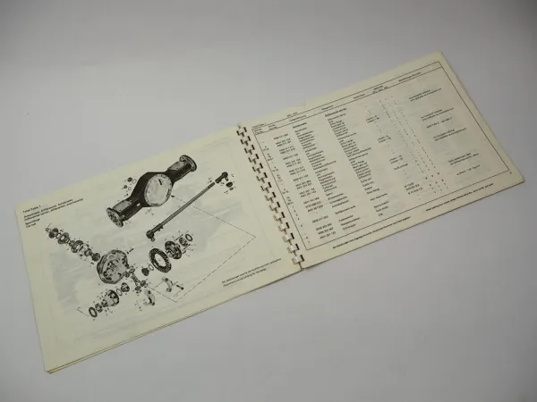 ZF APL-6/H Planetenlenkachse Ersatzteilliste Parts List Frisch Ahlmann 1976