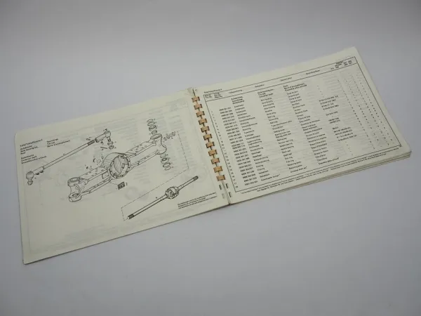 ZF APL-B 25/CK ANL-B 25 Lenkachse Ersatzteilliste Harnischfeger Parts List 1980