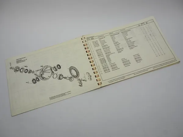 ZF APL-B 25/CK ANL-B 25 Lenkachse Ersatzteilliste Harnischfeger Parts List 1981