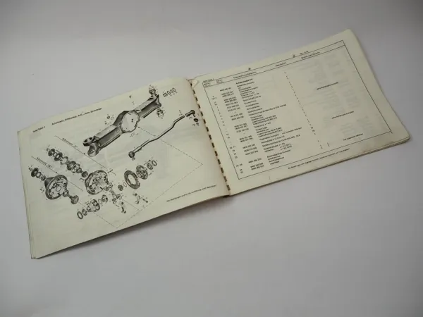 ZF APL-B 35/D /DK Planetenlenkachse Ersatzteilliste Gottwald Harnischfeger 1975