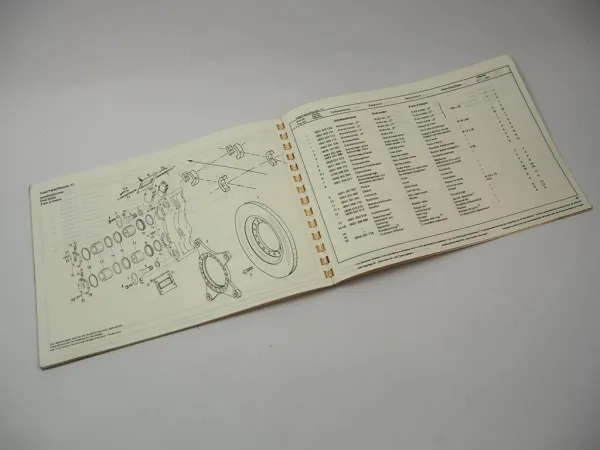 ZF APL-B 35/D DK Planetenlenkachse Ersatzteilliste Parts List Harnischfeger 81