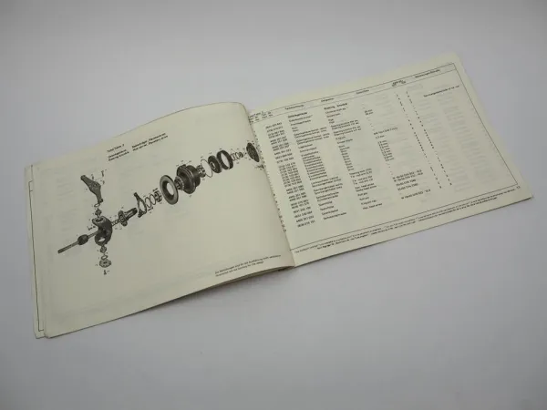 ZF APL-R 25/CK Planetenlenkachse Ersatzteilliste Harnischfeger Parts List 1978