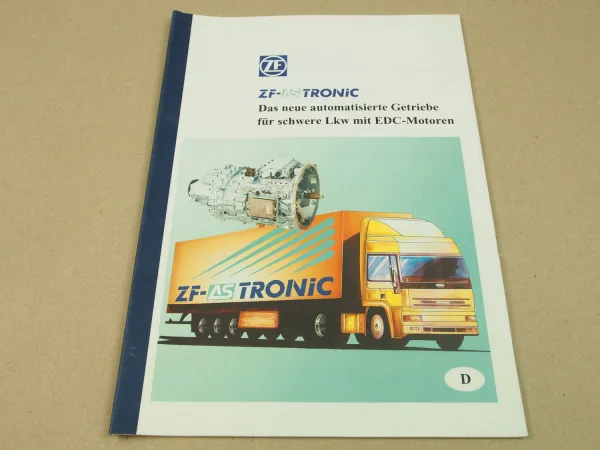 ZF AS Tronic Automatikgetriebe für schwere LKW mit EDC Motoren 8/1996 Handbuch