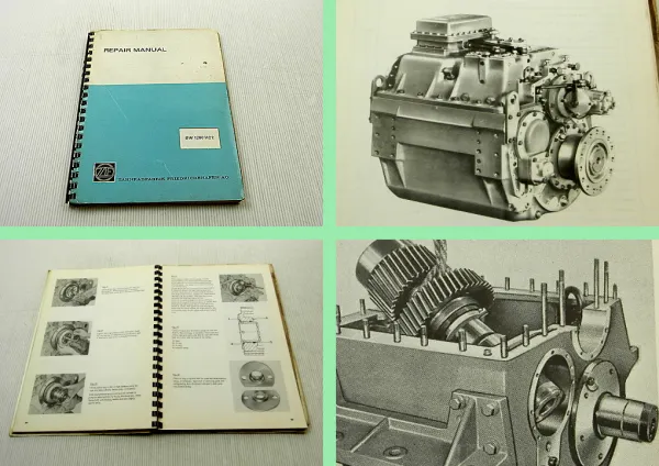 ZF BW1200 H22 Repair Manual marine gear maintenance 1968