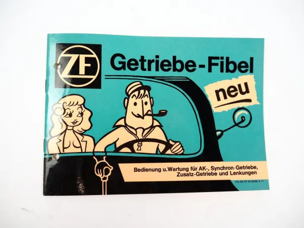 ZF Getriebe-Fiebel AK Synchron Zusatz-Getriebe Bedienung Wartung 1971