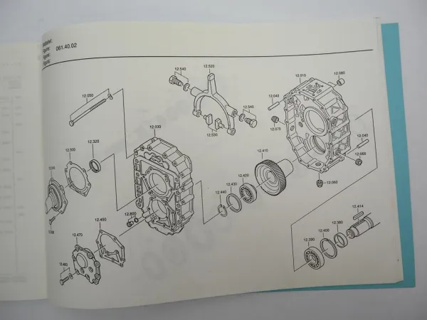 ZF S 6-66 Ecolite Getriebe + GV Ersatzteilliste Volvo FL614 LKW Parts List 5/93