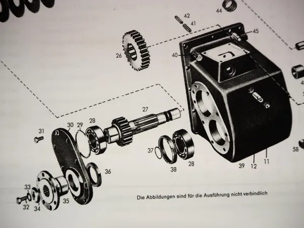 ZF T-3102 Getriebe Ersatzteilliste Schlepper Triebwerk Schlüter